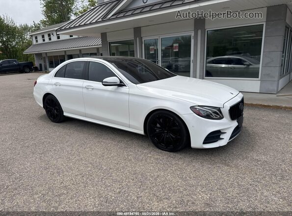 WDDZF4KB5JA342279 2018 MERCEDES-BENZ E White Przód prawy