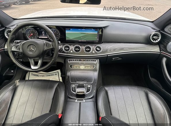 WDDZF4KB5JA342279 2018 MERCEDES-BENZ E White Widok z przodu