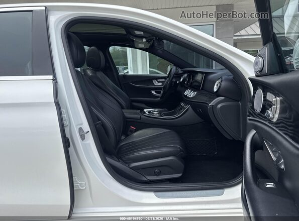 WDDZF4KB5JA342279 2018 MERCEDES-BENZ E White Widok wnętrza z przodu