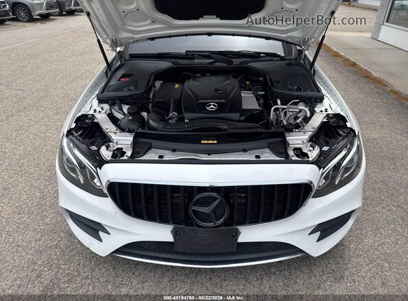 WDDZF4KB5JA342279 2018 MERCEDES-BENZ E White Widok z tyłu