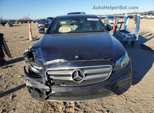 WDDZF4KB6HA026206 2017 MERCEDES-BENZ E Черный Вид спереди
