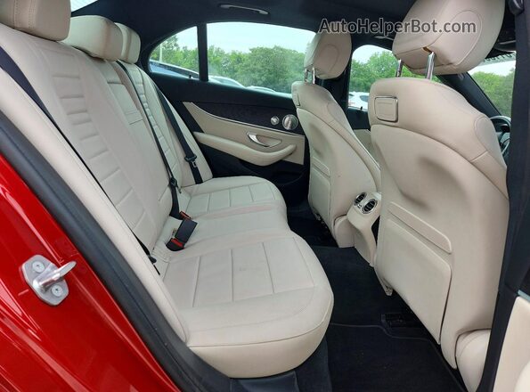 WDDZF4KB6JA336541 2018 MERCEDES-BENZ E Красный Вид задних сидений