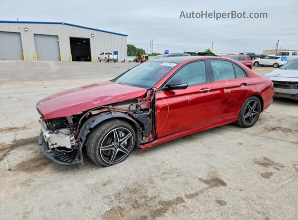WDDZF4KB6JA336541 2018 MERCEDES-BENZ E Красный Передняя левая четверть