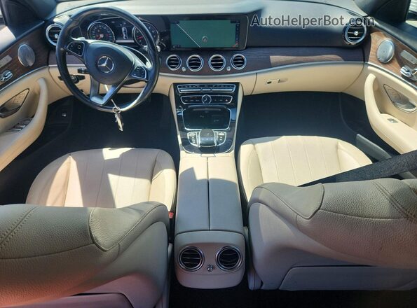 WDDZF4KB7HA234398 2017 MERCEDES-BENZ E Белый Вид панели приборов