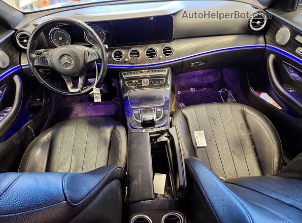 WDDZF4KB8HA033626 2017 MERCEDES-BENZ E Gray Widok deski rozdzielczej