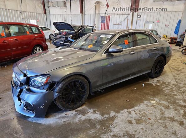 WDDZF4KB8HA033626 2017 MERCEDES-BENZ E Gray Przód lewy