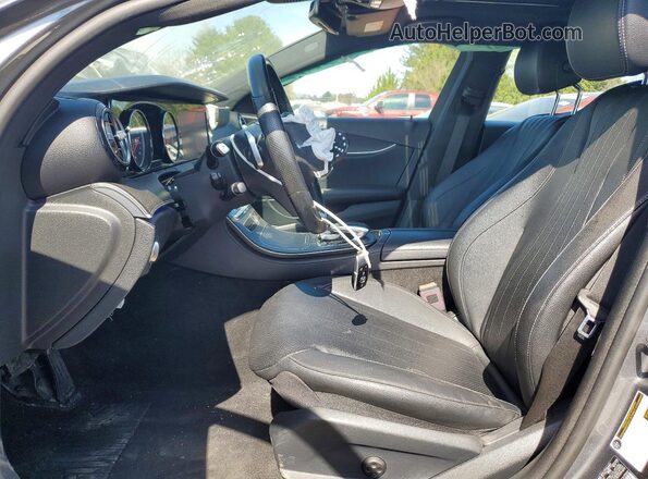 WDDZF4KB8JA314282 2018 MERCEDES-BENZ E Серый Вид салона спереди