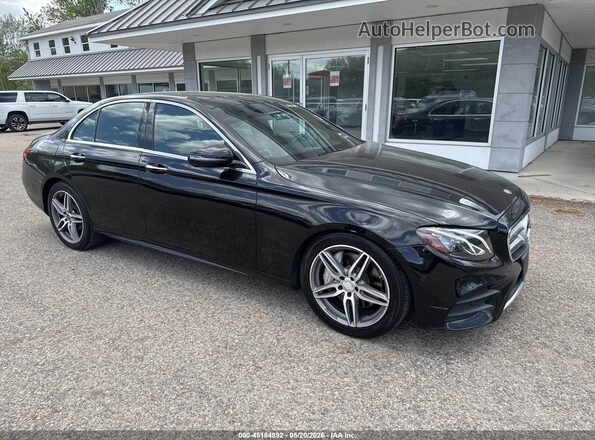WDDZF4KB8JA356550 2018 MERCEDES-BENZ E-CLASS Черный Передняя правая четверть