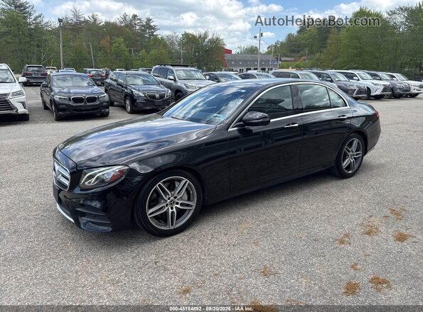 WDDZF4KB8JA356550 2018 MERCEDES-BENZ E-CLASS Черный Передняя левая четверть
