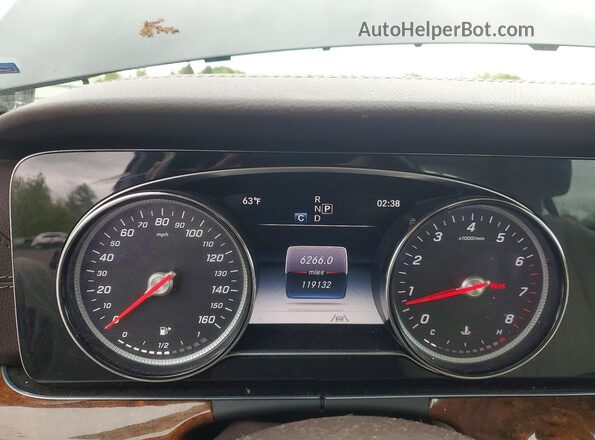 WDDZF4KBXHA226909 2017 MERCEDES-BENZ E Black Widok zestawu wskaźników