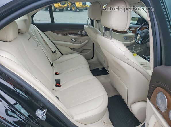 WDDZF4KBXHA226909 2017 MERCEDES-BENZ E Black Widok tylnych siedzeń