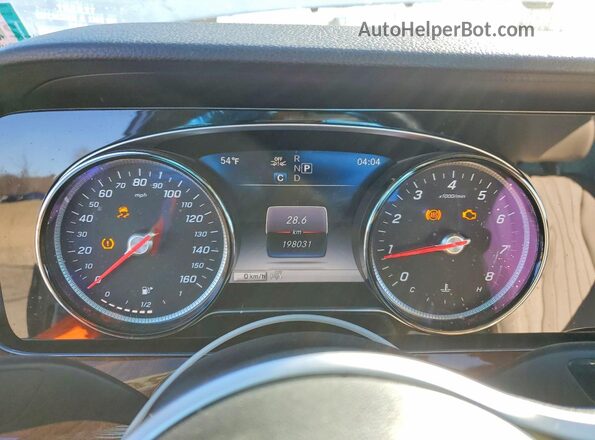 WDDZF4KBXKA551678 2019 MERCEDES-BENZ E Белый Вид щитка приборов