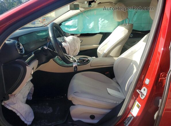 WDDZF8DB7LA716737 2020 MERCEDES-BENZ E Red Front interior view