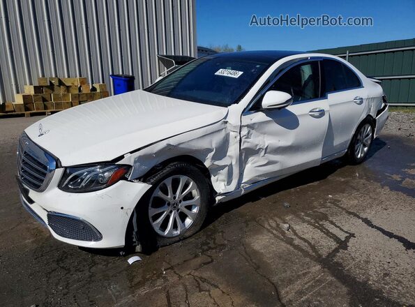 WDDZF8EB1LA703223 2020 MERCEDES-BENZ E Белый Передняя левая четверть