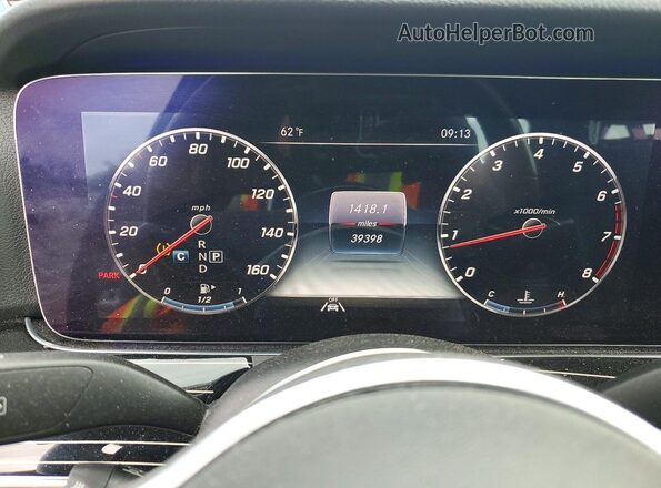 WDDZF8EB2LA744394 2020 MERCEDES-BENZ E Black Vista del cuadro de instrumentos