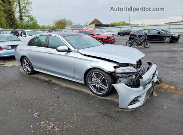 WDDZF8EB3LA717754 2020 MERCEDES-BENZ E Серебряный Передняя правая четверть