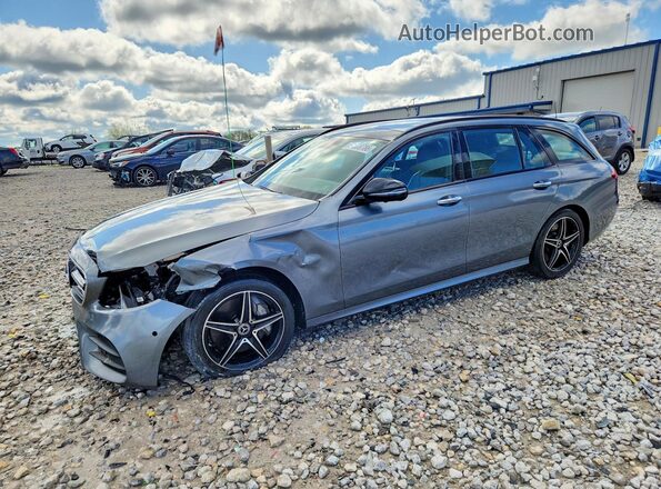 WDDZH6JB2KA585489 2019 MERCEDES-BENZ E Серый Передняя левая четверть