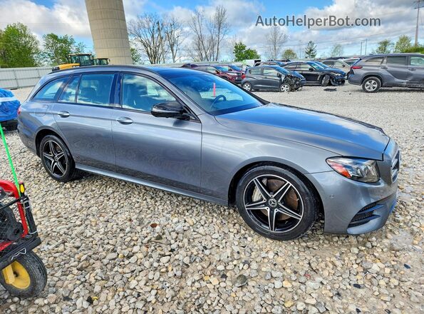 WDDZH6JB2KA585489 2019 MERCEDES-BENZ E Серый Передняя правая четверть