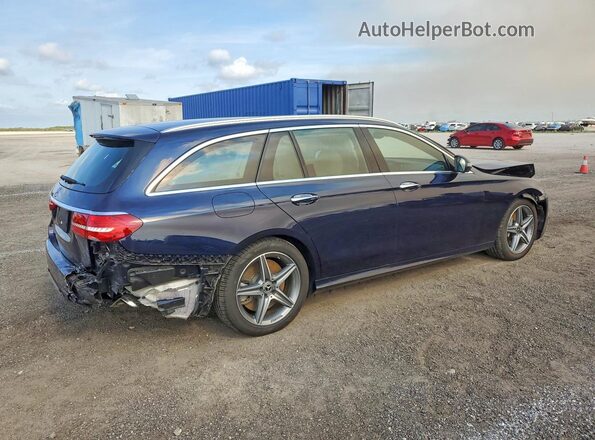 WDDZH6JB6KA507913 2019 MERCEDES-BENZ E Синий Задняя правая четверть