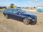 2019 Mercedes-benz E 450 4matic Синий vin: WDDZH6JB6KA507913
