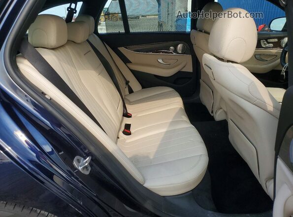 WDDZH6JB6KA507913 2019 MERCEDES-BENZ E Синий Вид задних сидений