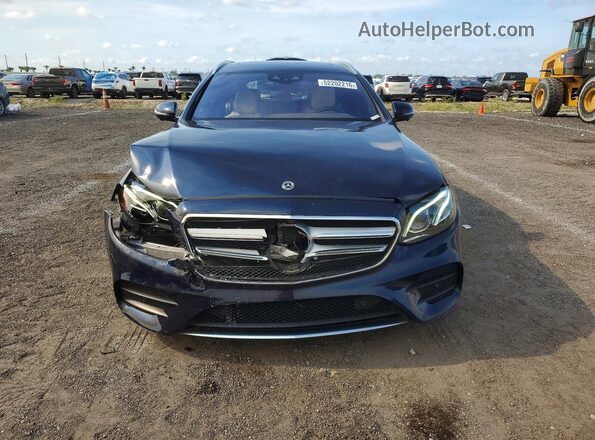 WDDZH6JB6KA507913 2019 MERCEDES-BENZ E Синий Вид спереди