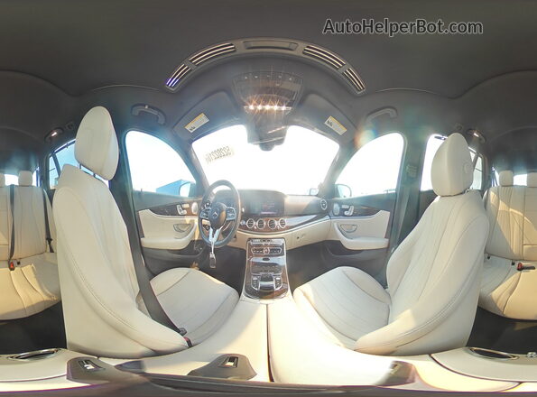 WDDZH6JB6KA507913 2019 MERCEDES-BENZ E Синий Панорамный вид салона 360°
