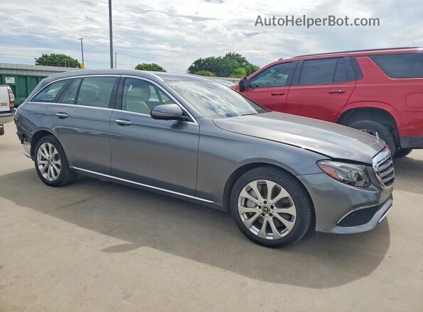 WDDZH6JB9KA623462 2019 MERCEDES-BENZ E Серый Передняя правая четверть