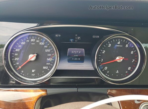 WDDZH6JB9KA623462 2019 MERCEDES-BENZ E Серый Вид щитка приборов