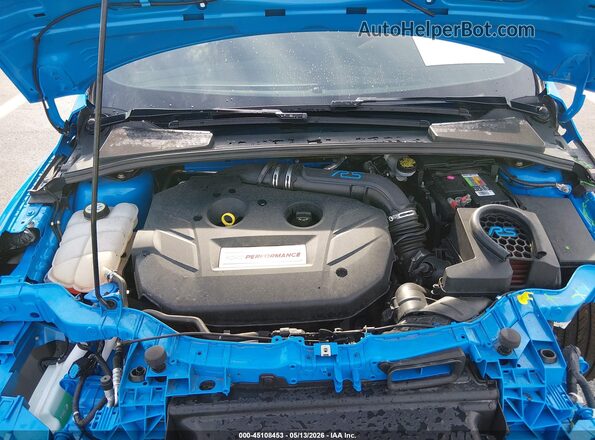 WF0DP3TH2G4116185 2016 FORD FOCUS RS Blue Rear view