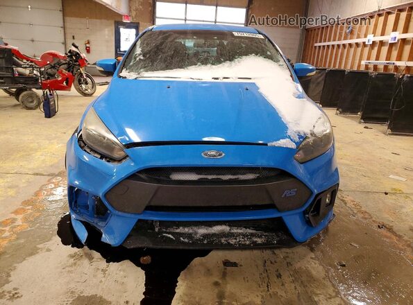 WF0DP3TH4H4118442 2017 FORD FOCUS Blue Widok z przodu