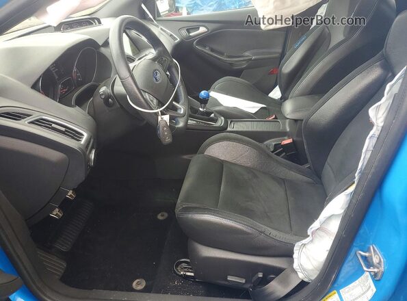 WF0DP3TH7G4117901 2016 FORD FOCUS Blue Widok wnętrza z przodu