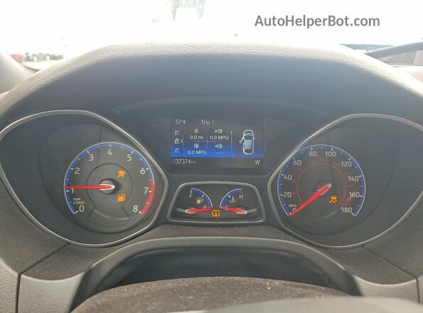 WF0DP3TH7G4117901 2016 FORD FOCUS Blue Widok zestawu wskaźników