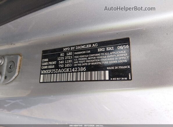 WMEFJ5DA0GK142386 2016 SMART FORTWO Black Engine compartment view