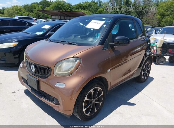 WMEFJ5DA4GK062329 2016 SMART FORTWO Brown Front left