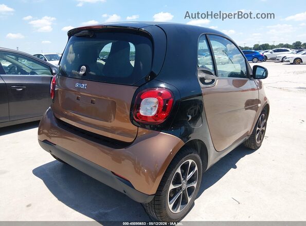 WMEFJ5DA4GK062329 2016 SMART FORTWO Brown Rear right