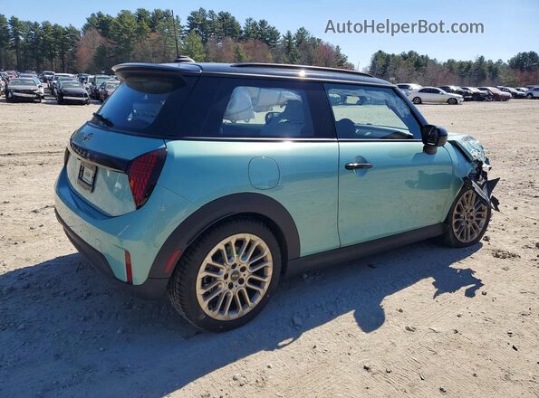 WMW23GD03T2Y02244 2026 MINI COOPER Бирюзовый Задняя правая четверть