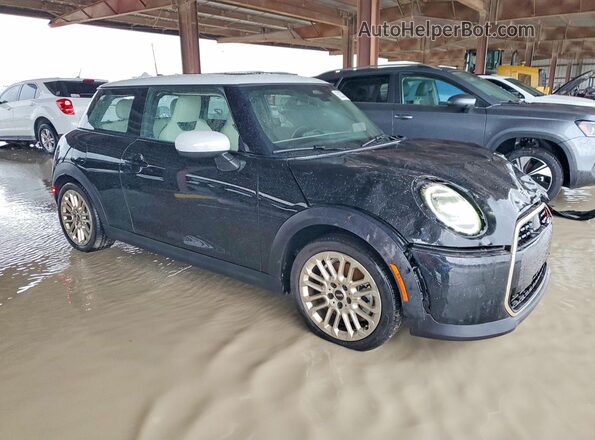 WMW23GD04S2W12287 2025 MINI COOPER Черный Передняя правая четверть