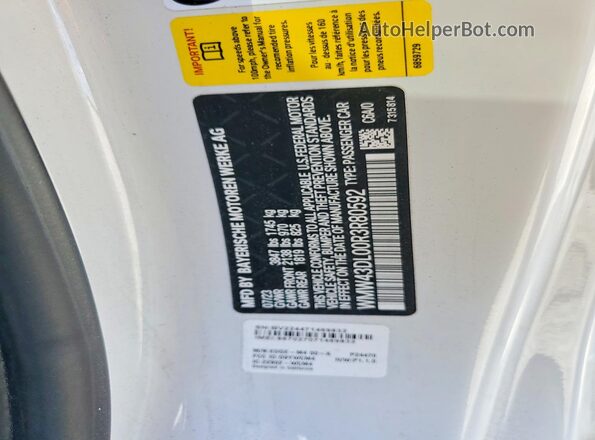 WMW43DL00R3R80592 2024 MINI COOPER Белый Вид подкапотного пространства