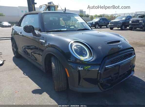 WMW43DL01P3P32316 2023 MINI CONVERTIBLE Черный Передняя правая четверть