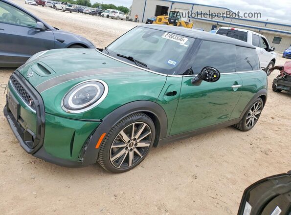 WMW53DH04R2V45769 2024 MINI COOPER Зеленый Передняя левая четверть