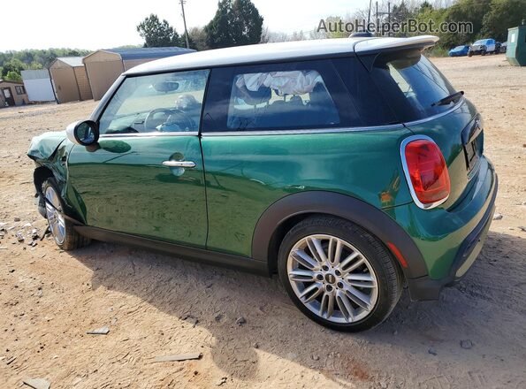 WMW53DH09N2P70764 2022 MINI COOPER Зеленый Задняя левая четверть