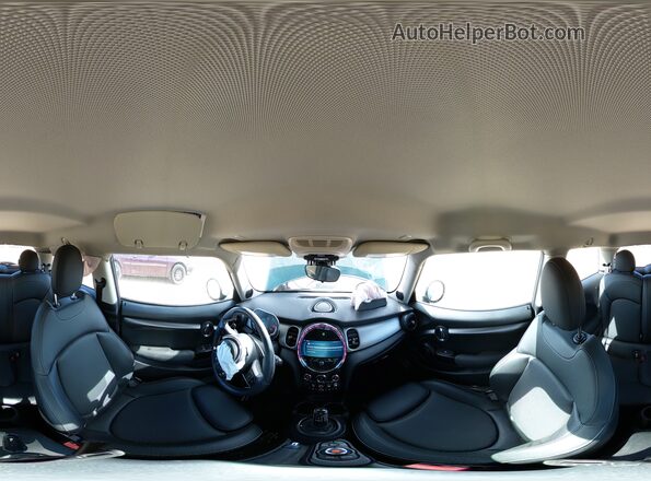 WMW53DH09N2P70764 2022 MINI COOPER Зеленый Панорамный вид салона 360°