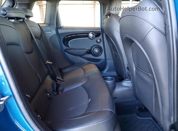 WMW53DK02N2P87124 2022 MINI COOPER Blue Вид задніх сидінь