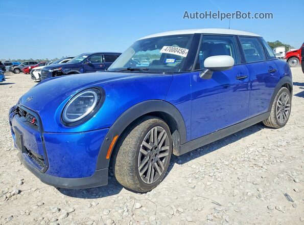 WMW53GD05S2W55226 2025 MINI COOPER Синий Передняя левая четверть