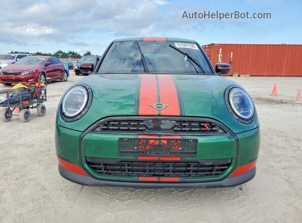 WMW53GD0XS2W36817 2025 MINI COOPER Зеленый Вид спереди