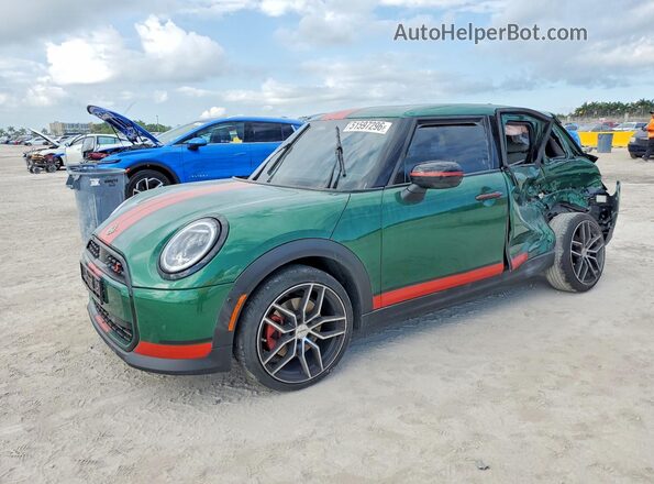 WMW53GD0XS2W36817 2025 MINI COOPER Зеленый Передняя левая четверть