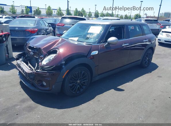 WMWLN9C55G2E47982 2016 MINI CLUBMAN Темно-бордовый Передняя левая четверть