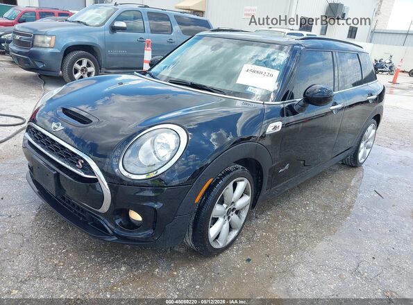 WMWLU5C30H2E84191 2017 MINI CLUBMAN Black Առջևի ձախ երեք քառորդ տեսարան