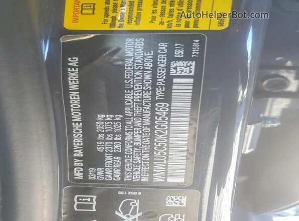 WMWLU5C50K2G05469 2019 MINI COOPER Gray Widok wnętrza 360 stopni